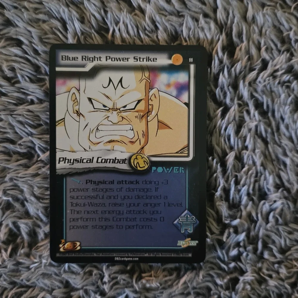 7x Dragon Ball Z Score TCG Blue Right Power Strike 11 World Games Saga Spopovich